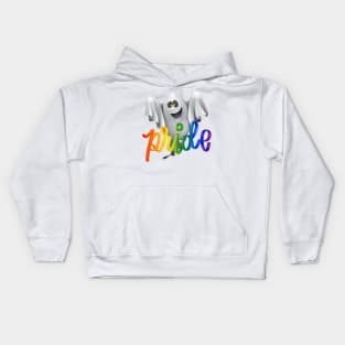 Rainbow Pride Ghost Kids Hoodie